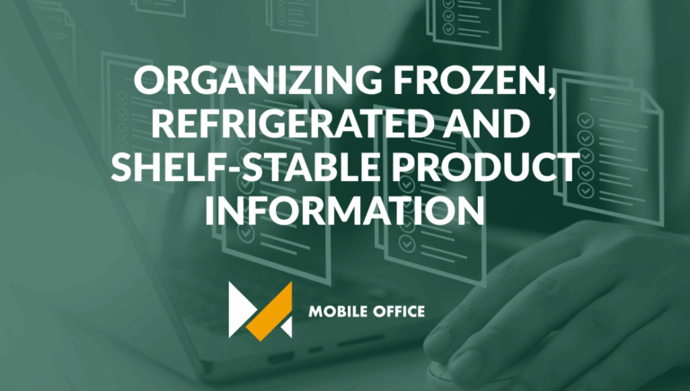 Organizing Frozen, Refrigerated and Shelf-Stable Product Information: Tools for Food Wholesalers